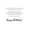 A birthday card with the words happy birthday