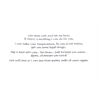 A card with the poem " catch some water " written in it.
