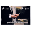 Two men holding hands and a quote