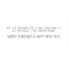 A christmas card with a quote from the movie