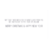 A card with the words merry christmas and happy new year