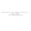 A card with the words " new year has a way of bringing the prospect of joy here to having a simply marvelous new year ".