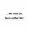 A card with the words happy mother 's day