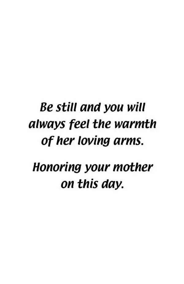 A quote about mother in law