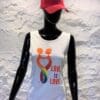 A white tank top with the words " love is love ".
