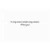 A card with the words " in every season and for many seasons, i 'll love you ".